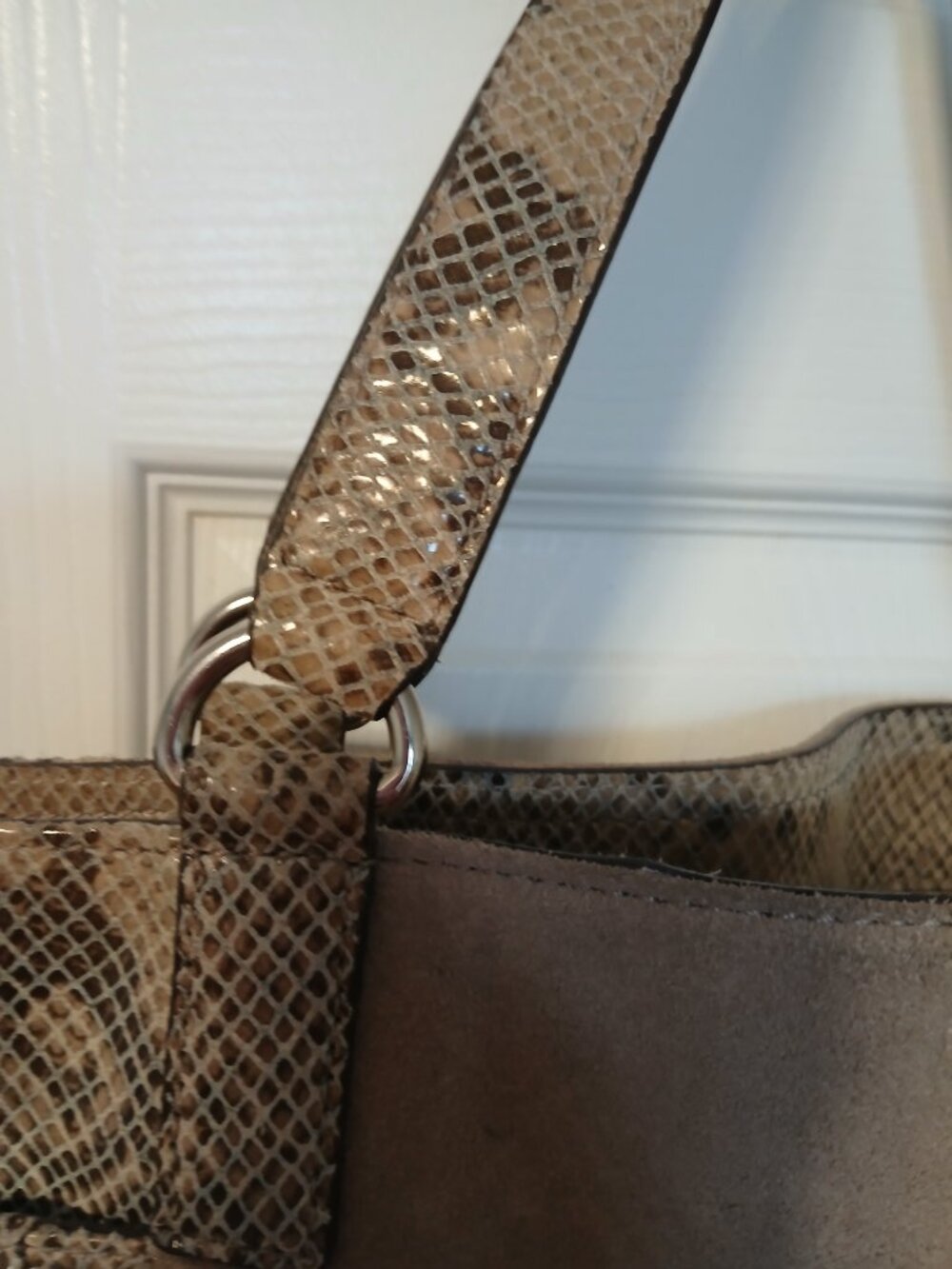 Michael Kors Snake Suede Bag - Picture 10 of 13